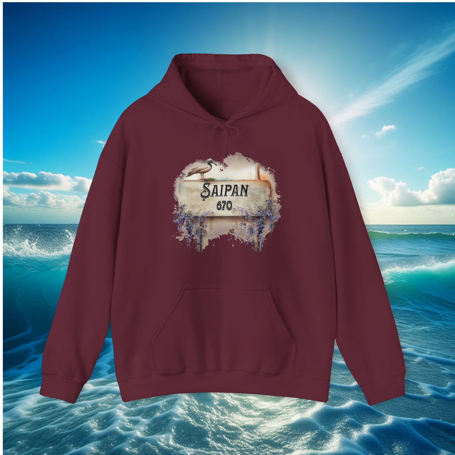 Saipan 670 Pullover Unisex Hoodie