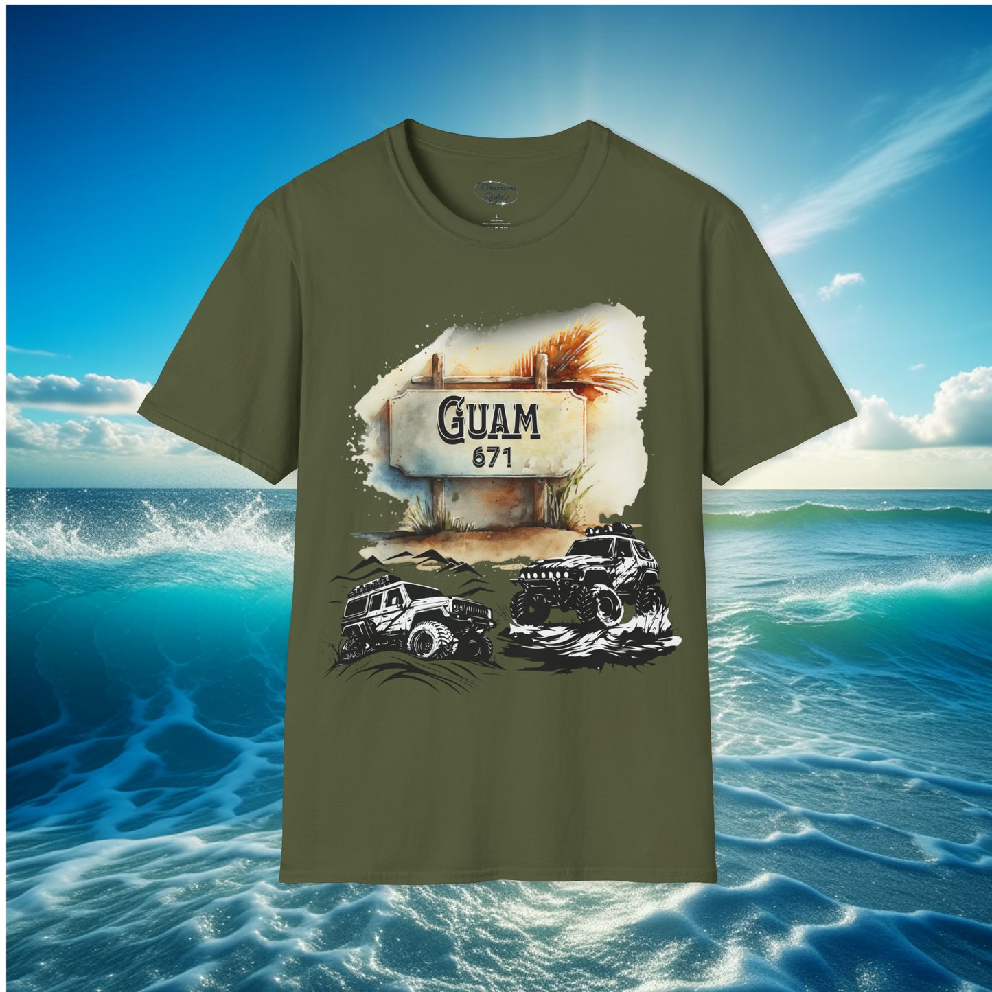 Guam 671 4wheeler Unisex T-shirt