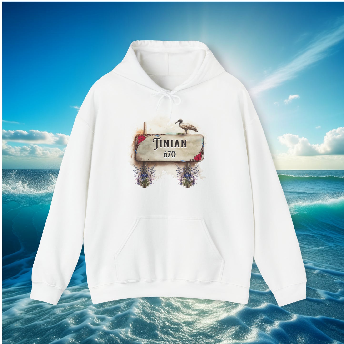 Tinian 670 Pullover Unisex Hoodie