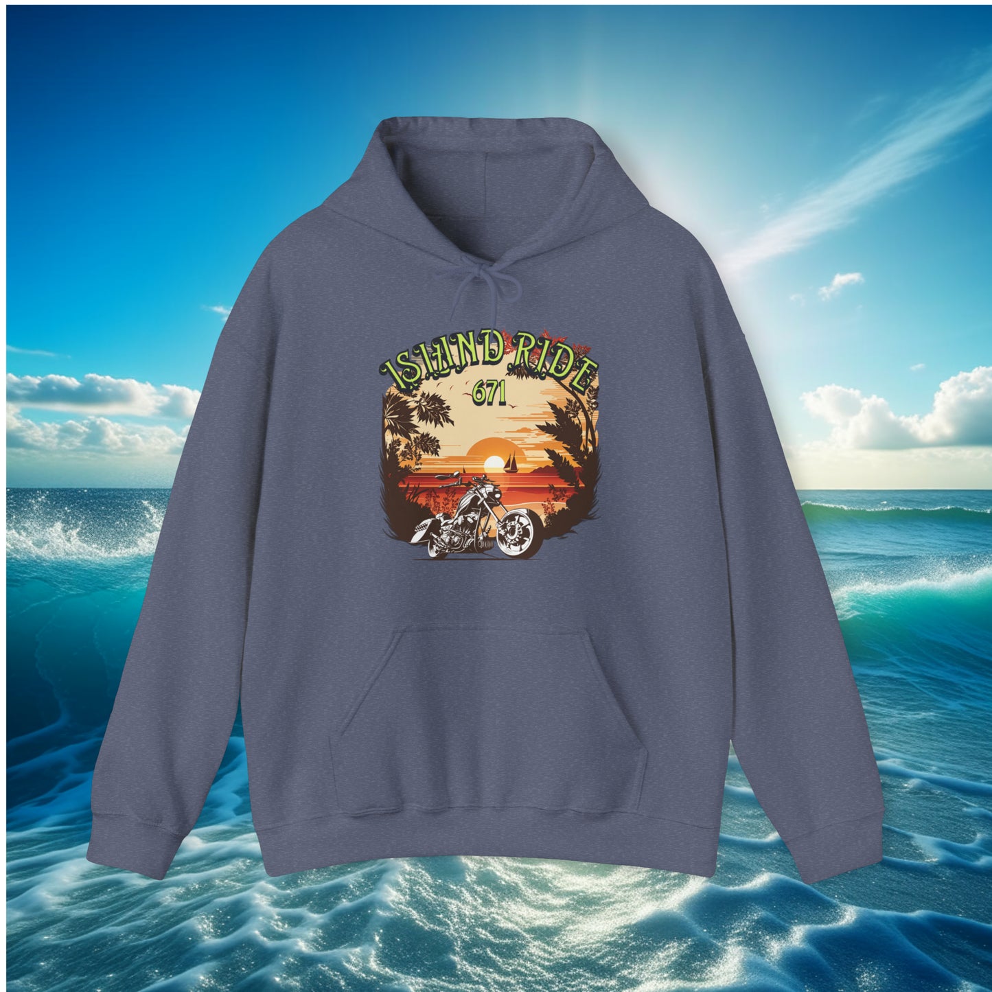 Island Ride 671 Pullover Unisex Hoodie