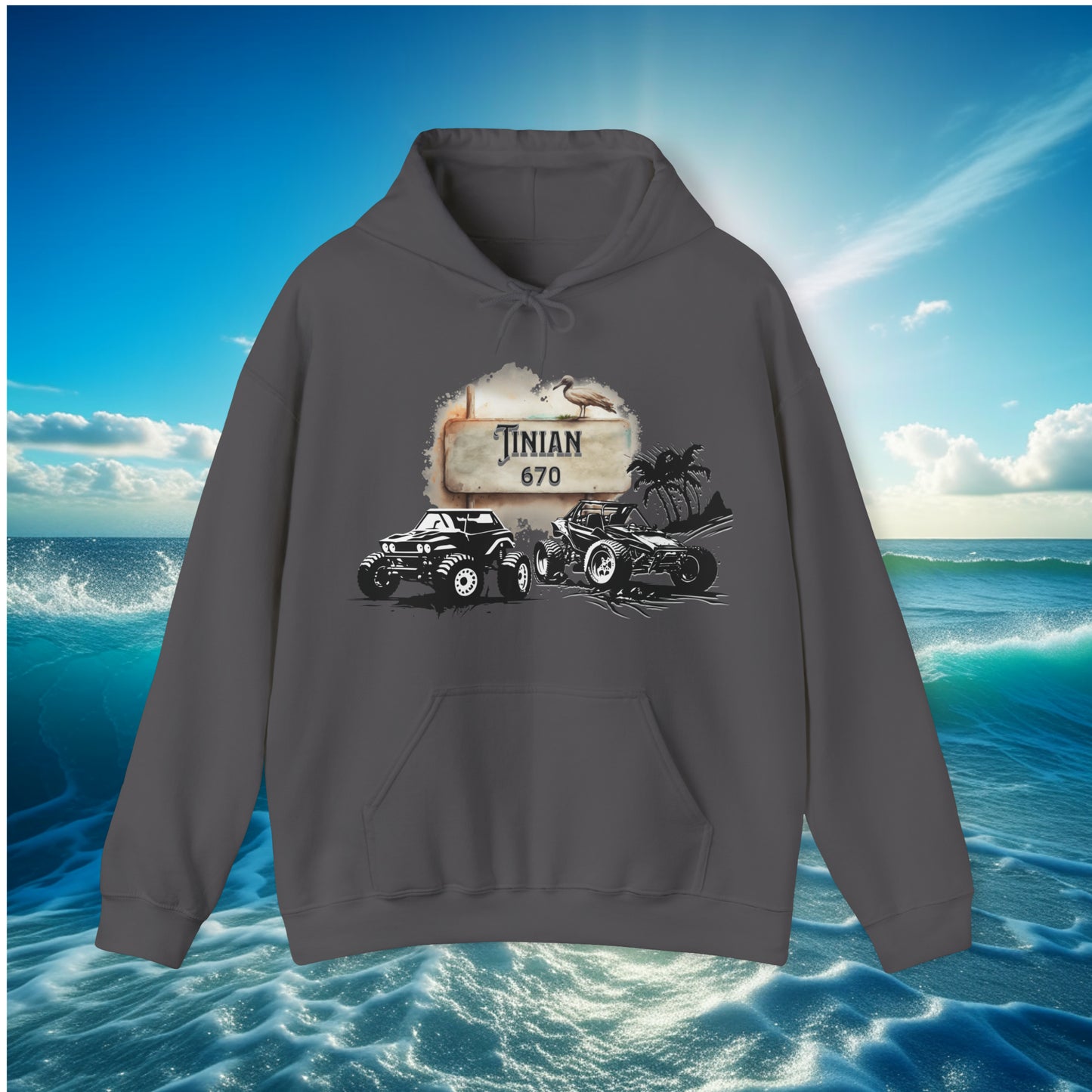 Tinian 670 4wheeler Pullover Unisex Hoodie