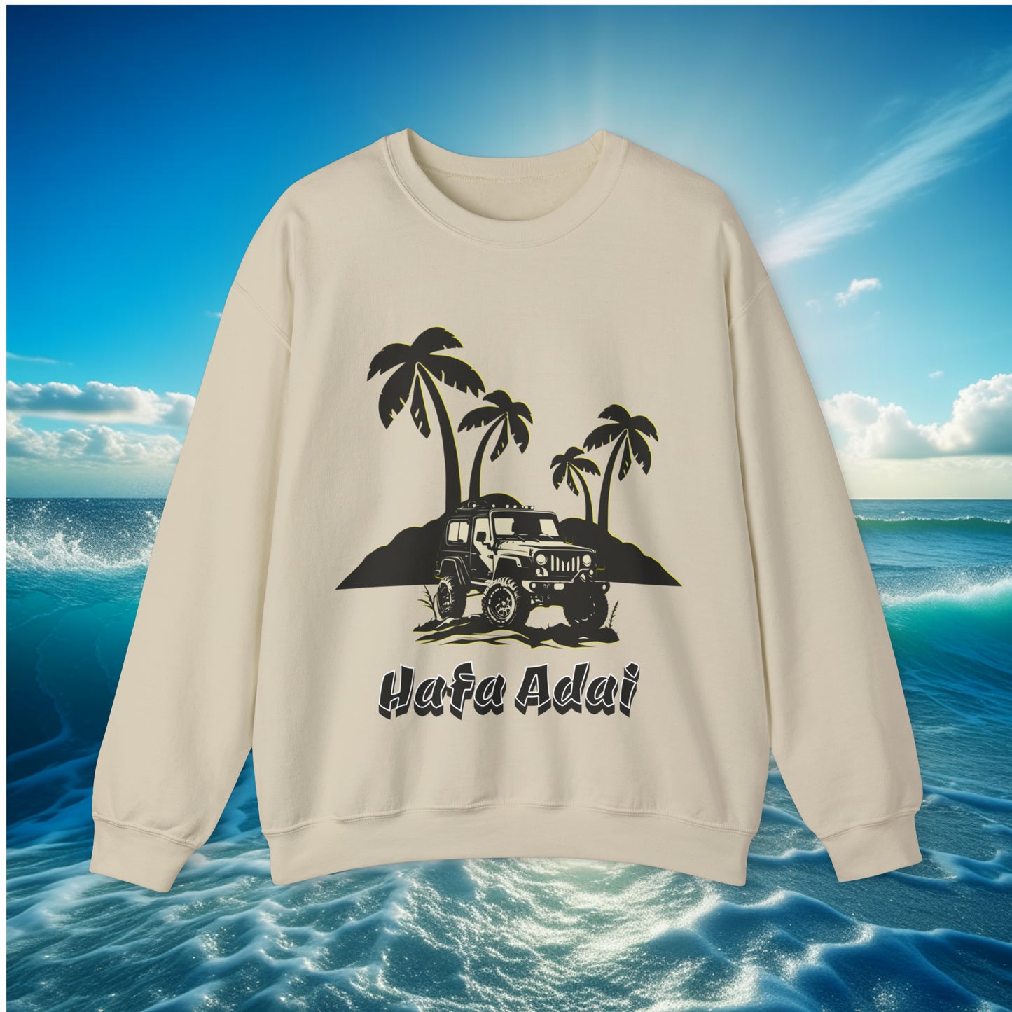 Hafa Adai Jeep Unisex Sweatshirt