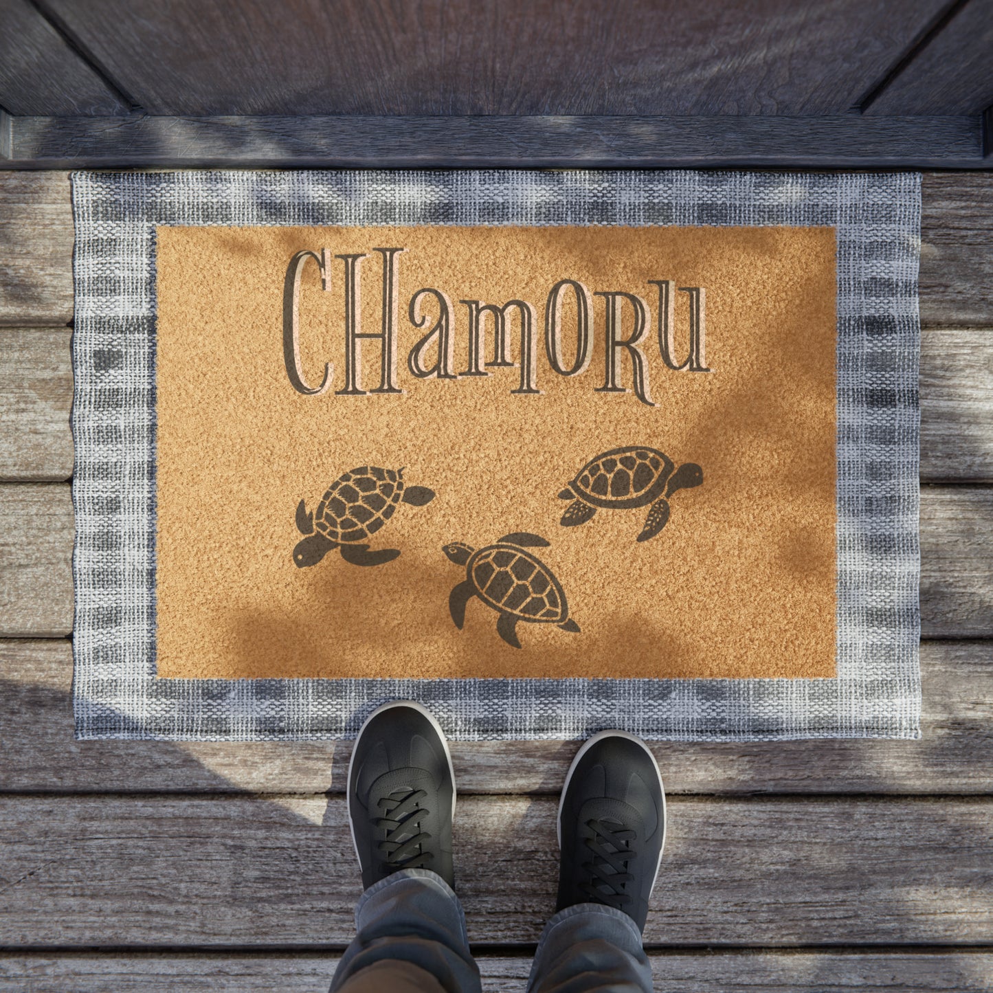 CHamoru Turtles Doormat