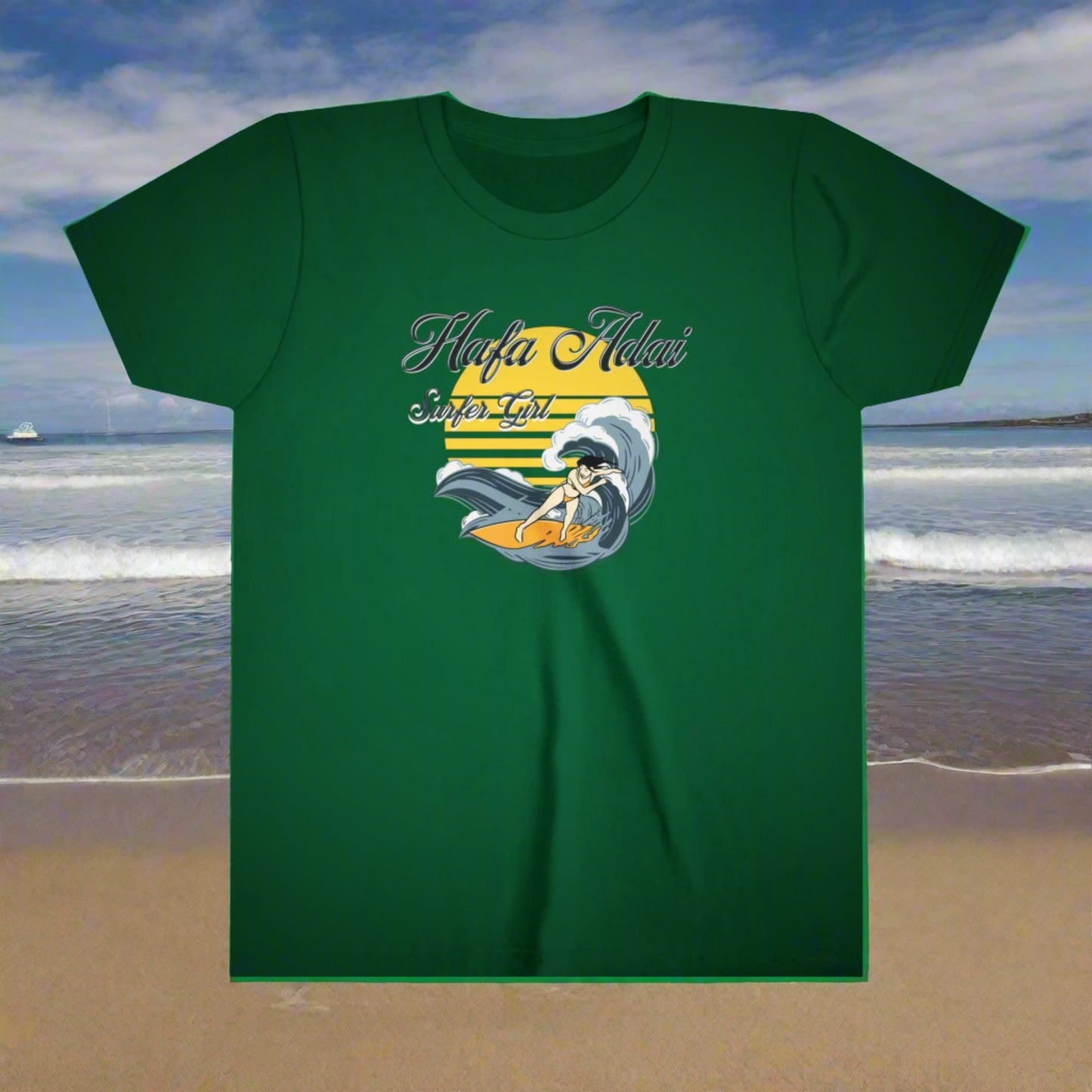 Hafa Adai Surfer Youth T-shirt