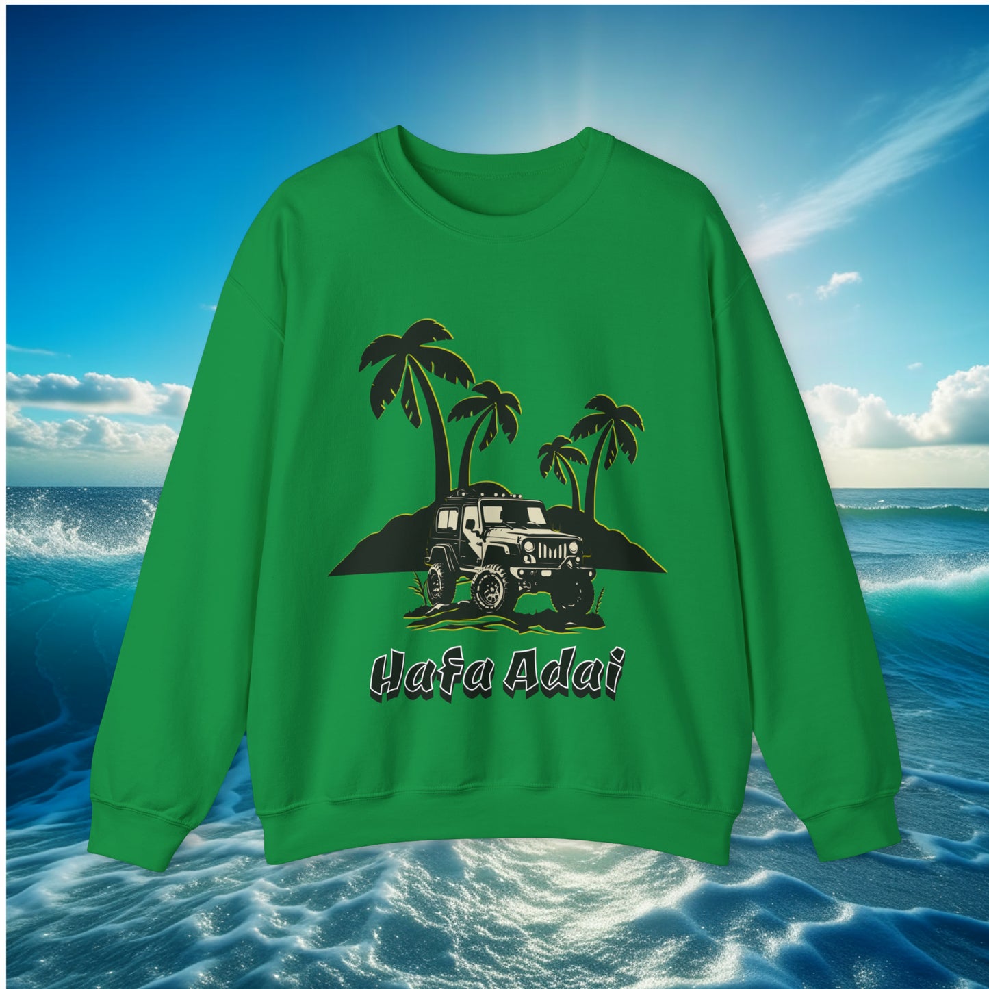 Hafa Adai Jeep Unisex Sweatshirt