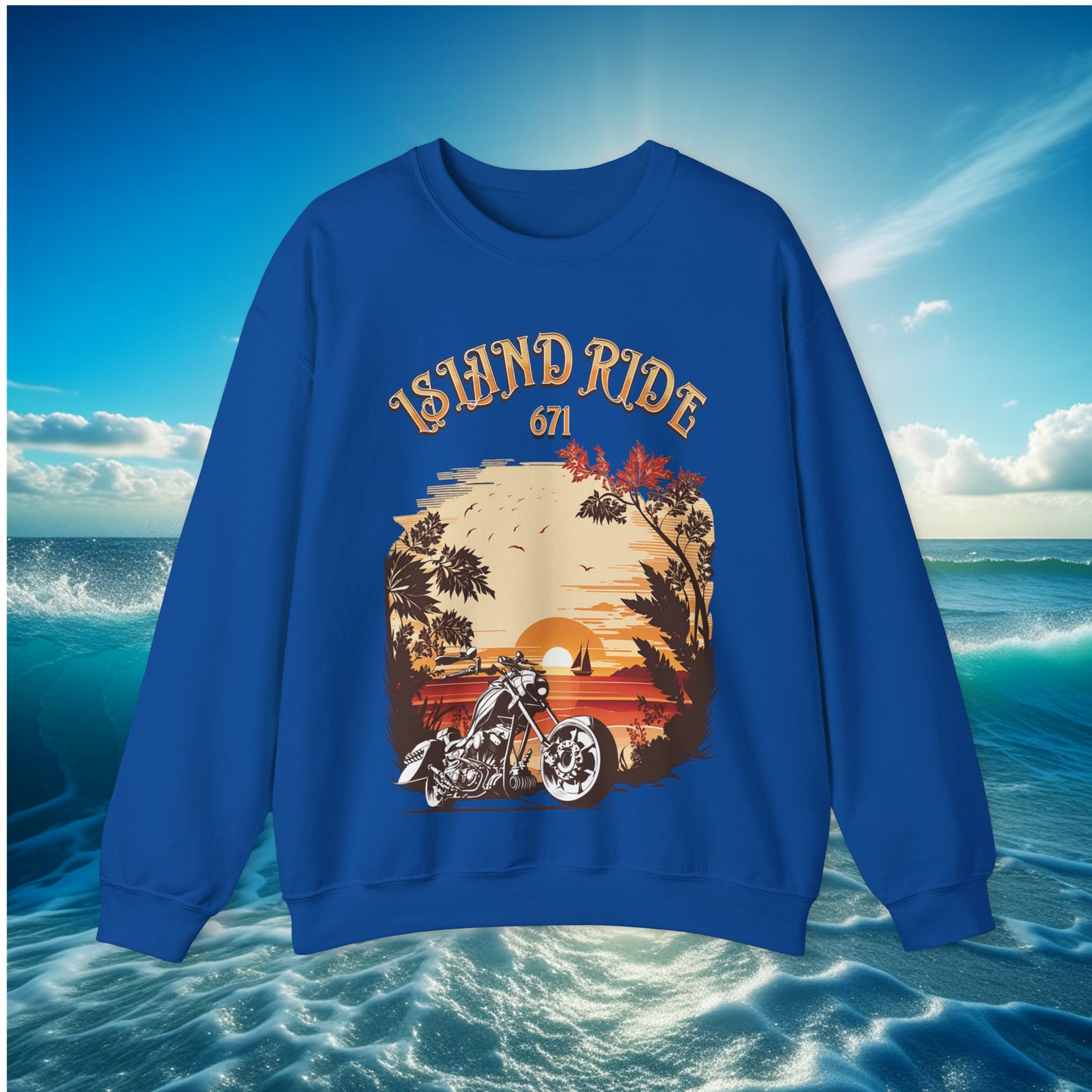 Island Ride 671 Unisex Sweatshirt