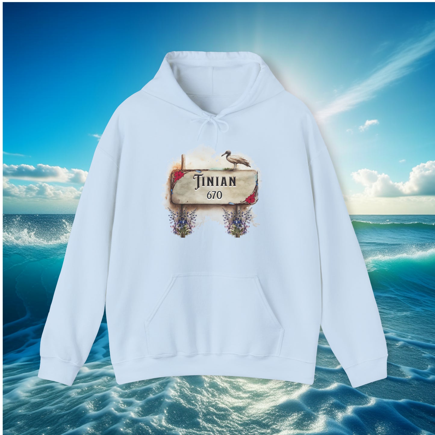 Tinian 670 Pullover Unisex Hoodie