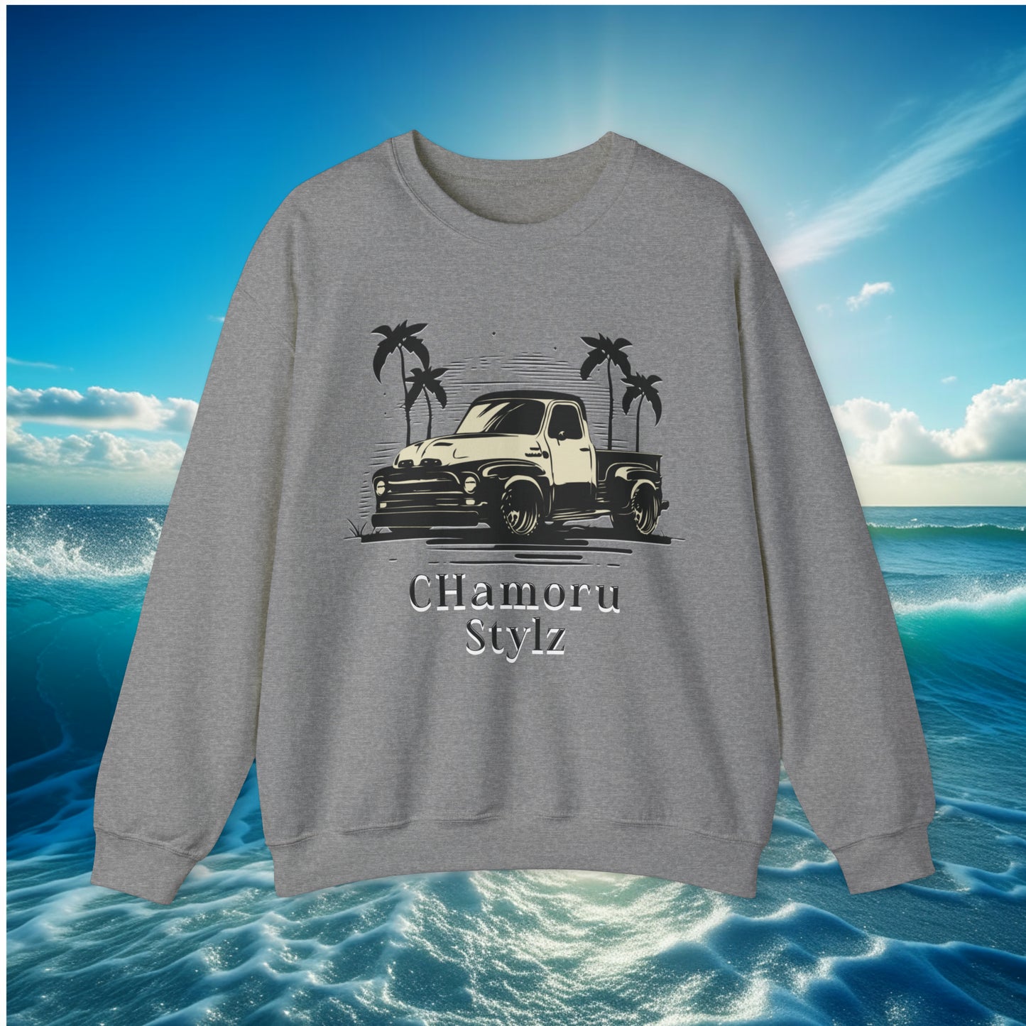 CHamoru Stylz Truck Unisex Sweatshirt